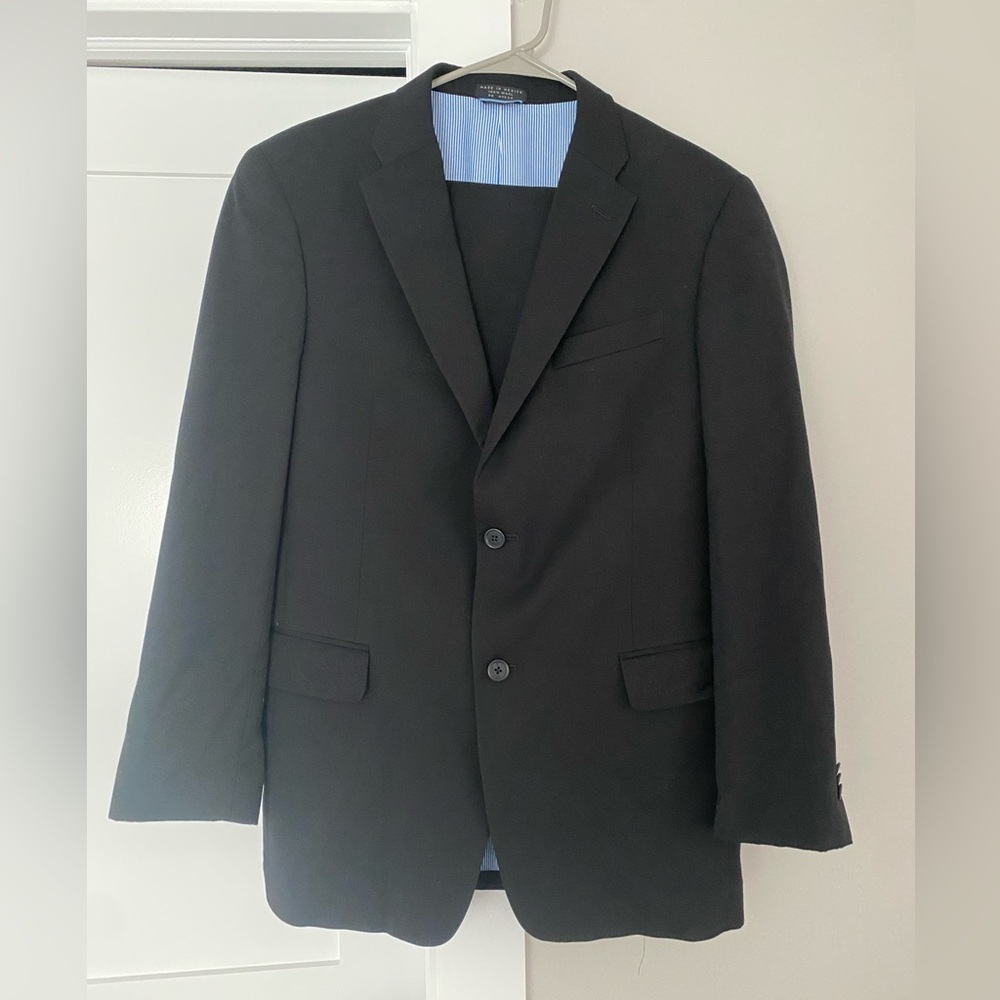 Tommy Hilfiger black suit